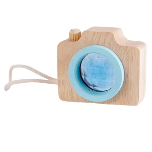QUMIIRITY Kaleidoskop Kaleidoscope spaß Camera Weihnachts assecoires geschenketueten für Partygeschenke Lustige Spiele Party- Partyspielzeug Holz Sky-Blue von QUMIIRITY