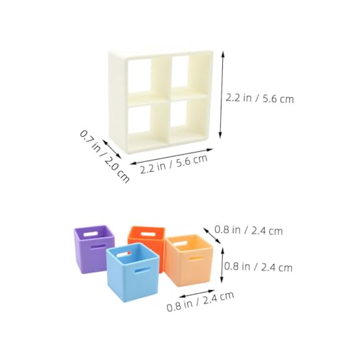 QUMIIRITY Kunststoff Regal Organizer für Realistischem Design Praktische Aufbewahrung und Kreativ Fördernd von QUMIIRITY