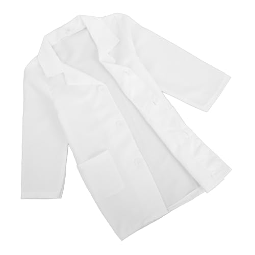 QUMIIRITY Laborkittel Weiß Waschbar Polyester Wissenschaftler Kostüm Langarm Rollenspiel Arztmantel für Jungen Mädchen Halloween Kostüm Kleidung QUMIIRITY Laborkittel Weiß Waschbar Polyester Wissenschaftler Kostüm Langarm Rollenspiel Arztmantel für Jungen Mädchen Halloween Kostüm Kleidung von QUMIIRITY