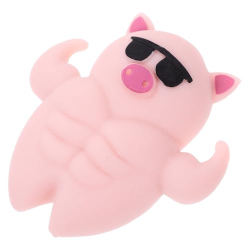 QUMIIRITY Lustiges Muskelquetschen Zum Entlüften Von Schweinchen Stressabbauspielzeug Internet Promi Muskel 1 Stück Quetschschwein Party Heikles Geschmeidiges Quetschspielzeug Lustiges von QUMIIRITY