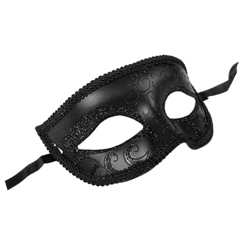 QUMIIRITY Maskerade-maske Geführtes Halloween Karnevalsmaske Funkeln Halloween-maske Zum Leuchten Bringen Party-maske Retro-maskerade Halloween-skelettmaske Anime-maske Cosplay Black Plastik QUMIIRITY Maskerade-maske Geführtes Halloween Karnevalsmaske Funkeln Halloween-maske Zum Leuchten Bringen Party-maske Retro-maskerade Halloween-skelettmaske Anime-maske Cosplay Black Plastik von QUMIIRITY