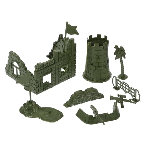 QUMIIRITY Militärisches Set für Simulation Modell Kit Realistische Sandbox Szene Dekoration für Jungen und Mädchen Material Sicher und Langlebig von QUMIIRITY