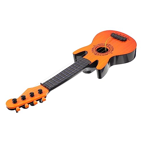 QUMIIRITY Mini-Gitarrenmodell kindergitarre kinderinstrumente Gitarrenmodell Gitarrenspielzeug kinderspielzeug Ukulele pädagogisches elektrische Gitarre Plastik von QUMIIRITY