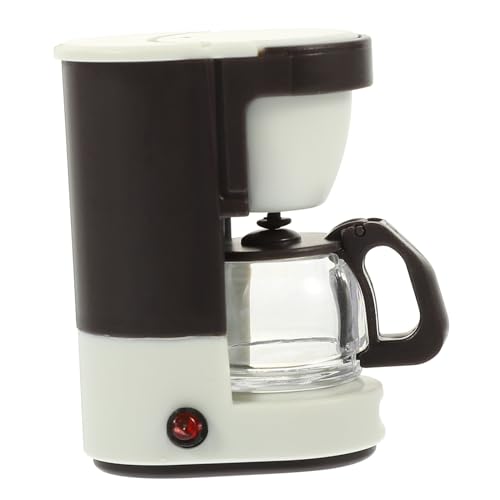 QUMIIRITY Mini Kaffeeküchenmaschine für Puppenhaus Beige für Zubehör für Mini Küchenlandschaft Robust und Langlebig für Rollenspiele und Kreative Szenarien von QUMIIRITY