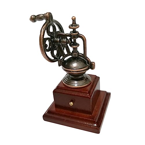 QUMIIRITY Puppenhaus Mini-kaffeemaschine - Vintage Handkurbel - Für Esszimmer- von QUMIIRITY