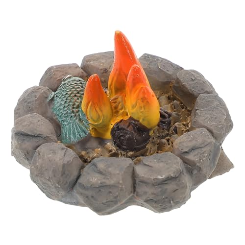 QUMIIRITY Miniatur-Lagerfeuer, Puppenhaus, Feuerstelle, Mini-Kamin, Künstliches Feuer, Rollenspiel, Kleines Lagerfeuer, Modellspielzeug, Mikro-landschaftsdekorationen QUMIIRITY Miniatur-Lagerfeuer, Puppenhaus, Feuerstelle, Mini-Kamin, Künstliches Feuer, Rollenspiel, Kleines Lagerfeuer, Modellspielzeug, Mikro-landschaftsdekorationen von QUMIIRITY