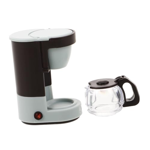 QUMIIRITY Miniatur Puppenhaus Kaffeemaschine für Mädchen Detailreiches Mini Dollhouse Zubehör Realistische Küchenkaffeemaschine Teiliges Sammlerstück Dekoratives Miniaturmodell von QUMIIRITY