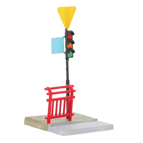 QUMIIRITY Puppenhaus Verkehrssicherheit Lernwerkzeug Miniatur Ampel Maßstab 1:64 Modell Für Layout Requisiten von QUMIIRITY