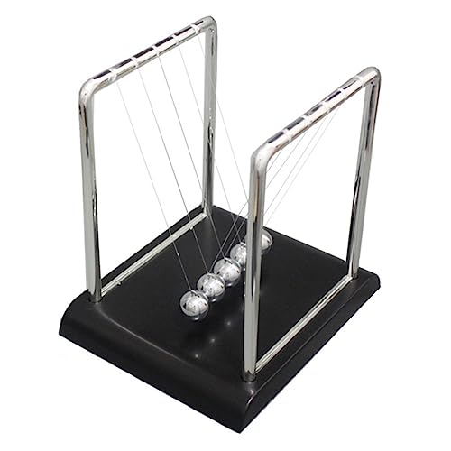 QUMIIRITY Newton Kugelspielzeug Metall Dekoration für Schreibtisch Wissenschafts Ornament für Büro Wohnzimmer und Schlafzimmer Stressabbau für Erwachsene QUMIIRITY Newton Kugelspielzeug Metall Dekoration für Schreibtisch Wissenschafts Ornament für Büro Wohnzimmer und Schlafzimmer Stressabbau für Erwachsene von QUMIIRITY