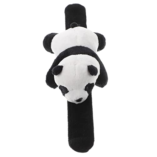 QUMIIRITY Panda Slap Armband aus Plüsch Niedliches Tier Armband für Dschungelgeburtstagsfeiern Langlebig und Bequem Perfektes Party für Unvergesslicher Spaß für Jungen von QUMIIRITY