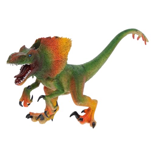 QUMIIRITY Realistisches Dinosaurier Modell Grün Detailgetreue Sandkasten Dekofigur Robustes Desktop Dinosaurier für Kindergeburtstag Weihnachtsdeko Dino Themenparty Kindgerecht Gestaltet von QUMIIRITY