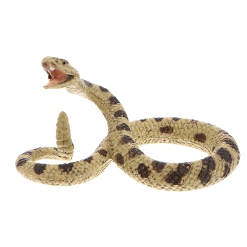 QUMIIRITY Reptilienspielzeug Knifflige Schlangenrequisiten Klapperschlange Realistische Gefälschte Schlange Realistische Schlange Gruselige Schlange Tierfigur QUMIIRITY Reptilienspielzeug Knifflige Schlangenrequisiten Klapperschlange Realistische Gefälschte Schlange Realistische Schlange Gruselige Schlange Tierfigur von QUMIIRITY