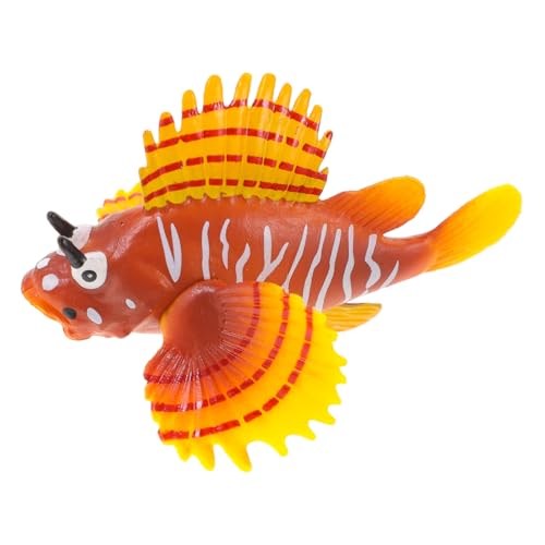 QUMIIRITY Rotfeuerfisch-Modell kinderzimmerdeko für kinderknallzeug Lernspielzeug spielsachen für spielzeuge meerestiere Modelltier Simulation Tierfigur Plastik von QUMIIRITY