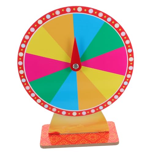 QUMIIRITY Roulette-Spiel trocken abwischbares Rad Puzzlematte verlosen großes Rad Drehscheibe Party Glücksradspiel Rotierendes Gewinnspielrad Preisrad kt-Board von QUMIIRITY