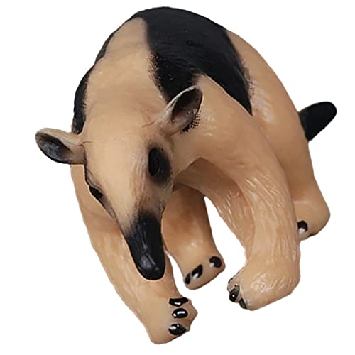 QUMIIRITY Simulation Ameisenbär Frosch Ameisen Tierspielzeug Insekt Exquisites Ameisenbärmodell Cartoon Ameisenbärfiguren Stehendes Ameisenbärmodell Ameisenbärmodelle Ameisenbärhandwerk von QUMIIRITY