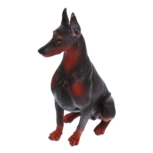 QUMIIRITY Simulations Durbin Modell Ornamente Für Welpe Das Tier Spielzeugtiere Hundeförmiges Modell Tierfiguren Kleine Hundedekoration Simulationshundefiguren Hundefigurenmodell von QUMIIRITY