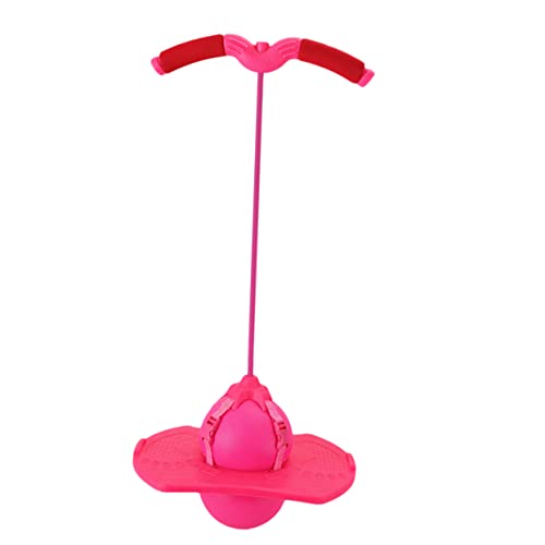 QUMIIRITY Springball Mit Griff Sportzubehör Gymnastikball Rosa von QUMIIRITY