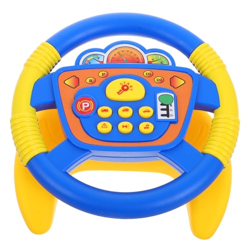 QUMIIRITY Steuerungsspielzeug für Tragbares Lenkrad mit Sound und Lichtern Drehbar für Verschiedene Basen Wie Kinderwagen und Autositz Interaktives für Fantasievolles Fahren QUMIIRITY Steuerungsspielzeug für Tragbares Lenkrad mit Sound und Lichtern Drehbar für Verschiedene Basen Wie Kinderwagen und Autositz Interaktives für Fantasievolles Fahren von QUMIIRITY