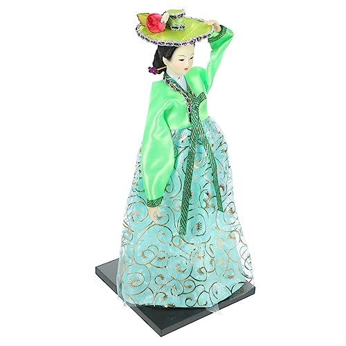 QUMIIRITY Koreanische Hanbok Puppe Traditionelles Design Handgefertigte Dekoration Koreanische Kultur Stoffmaterial Kompakte Zufällige Farben QUMIIRITY Koreanische Hanbok Puppe Traditionelles Design Handgefertigte Dekoration Koreanische Kultur Stoffmaterial Kompakte Zufällige Farben von QUMIIRITY