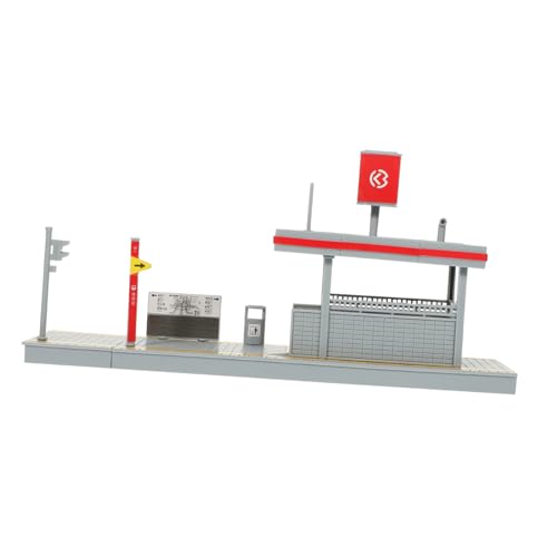 QUMIIRITY Realistische Simulation U-Bahn-plattform-Modell Jungen Und Mädchen Spielzeug Exquisite Details Und Abgerundete Kanten von QUMIIRITY