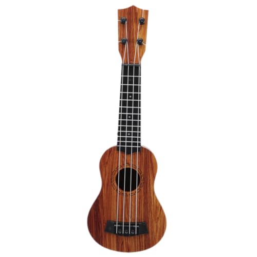 QUMIIRITY Ukulele kinderinstrumente musikinstrumente musikinstrumente Music Instruments for mini Instrumente lernmusik Simulation Minigitarre Kindergitarrenmodell hölzern von QUMIIRITY