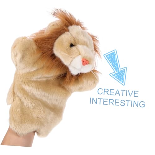 QUMIIRITY Weiche Plüsch Handpuppe zum Geschichtenerzählen Interaktive Tierfigur für Rollenspiele Kindergarten und Zuhause von QUMIIRITY