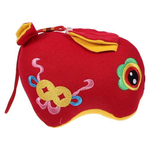 QUMIIRITY segnen Kaninchen Puppe Plüsch-Kaninchen-Puppe Jahr des Hasen-Stofftiers Dekorationen Chinese New Year Rabbit Hasen Kuscheltier Hasenpuppe ausgestopfte Hasenpuppe rot QUMIIRITY segnen Kaninchen Puppe Plüsch-Kaninchen-Puppe Jahr des Hasen-Stofftiers Dekorationen Chinese New Year Rabbit Hasen Kuscheltier Hasenpuppe ausgestopfte Hasenpuppe rot von QUMIIRITY