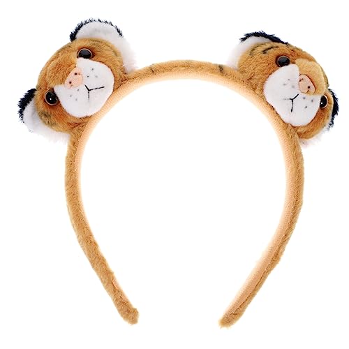 QUMIIRITY Entzückendes Tier-stirnband Tiger Dschungel Geburtstagsparty Kopfschmuck Einzigartiges Party-kostüm-zubehör QUMIIRITY Entzückendes Tier-stirnband Tiger Dschungel Geburtstagsparty Kopfschmuck Einzigartiges Party-kostüm-zubehör von QUMIIRITY