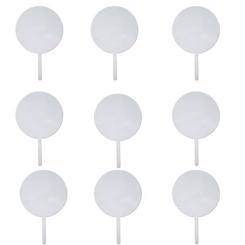 10 Stück leere Acryl-Kuchenaufsätze, DIY, Basteln, runde Cupcake-Topper, DIY, Acryl, für Hochzeit, Geburtstag, Festival, Party, Kuchendekorationen 10 Stück leere Acryl-Kuchenaufsätze, DIY, Basteln, runde Cupcake-Topper, DIY, Acryl, für Hochzeit, Geburtstag, Festival, Party, Kuchendekorationen von QUUPY