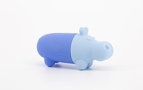 Quut - Squeezi Nilpferd – Badesprinkler – ab 0 Monaten – Badesprinkler – Badespielzeug für Babys ab 10 Monaten – Geschenk zur Geburt bis 3 Jahre (Hippo) von QUUT