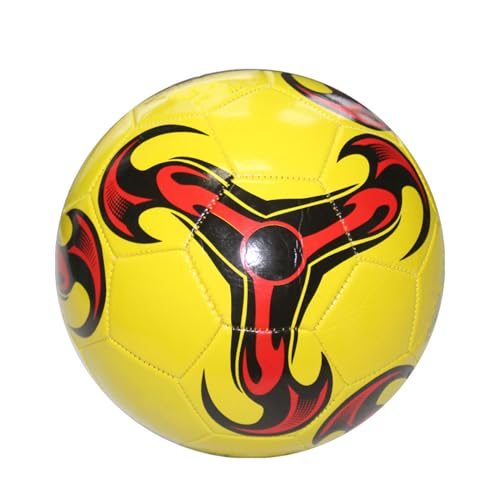 QUXVUIS Exquisiter Craft Fußball mit glatter Oberfläche und ausgewogenem Innendruck für Matchplay. Fein genähte Fußballmitte, 1 Gelb von QUXVUIS
