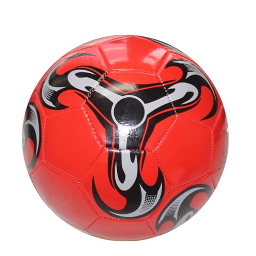 QUXVUIS Exquisiter Craft Fußball mit glatter Oberfläche und ausgewogenem Innendruck für Matchplay. Fein genähte Fußballmitte, 1 Rot von QUXVUIS