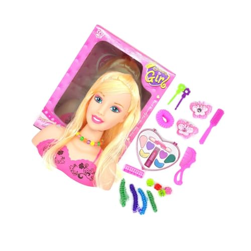 QUXVUIS Kinderpuppen Make up Set, halber Körper, Friseurspielzeug, Kunststoff, pädagogische Styling Werkzeuge, Kinder, Schule, Ausbildung, Geburtstag, Typ 2 QUXVUIS Kinderpuppen Make up Set, halber Körper, Friseurspielzeug, Kunststoff, pädagogische Styling Werkzeuge, Kinder, Schule, Ausbildung, Geburtstag, Typ 2 von QUXVUIS