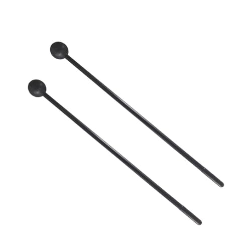 QUXVUIS Smooth Line Mallets Drumsticks Spielzeug für Kinder Rasseln und Tempo Holz Xylophon Drumstick Xylophon Beater Percussion Spielzeug , Schwarz von QUXVUIS