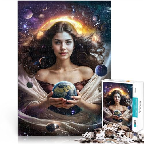 1000 Teenager-Teile-Puzzle Dekomprimierendes intellektuelles Lernspielzeug Gaia, Mutter des Universums Lustiges Geschenk38x26cm 1000 Teenager-Teile-Puzzle Dekomprimierendes intellektuelles Lernspielzeug Gaia, Mutter des Universums Lustiges Geschenk38x26cm von QVKZLYFXN