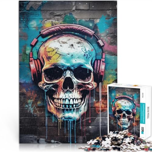 1000 Teenager-Teile-Puzzle Lernspiele Heimdekoration Graffiti-Totenkopf-Rille Jedes Stück ist einzigartig – Anspruchsvolles Familienspiel38x26cm 1000 Teenager-Teile-Puzzle Lernspiele Heimdekoration Graffiti-Totenkopf-Rille Jedes Stück ist einzigartig – Anspruchsvolles Familienspiel38x26cm von QVKZLYFXN