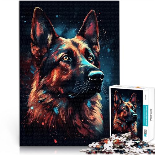 1000 Teenager-Teile-Puzzle Lernspielzeug für die ganze Familie Deutscher Schäferhund Galaxy Kunst Angebot als Geschenk für die ganze Familie50x70cm 1000 Teenager-Teile-Puzzle Lernspielzeug für die ganze Familie Deutscher Schäferhund Galaxy Kunst Angebot als Geschenk für die ganze Familie50x70cm von QVKZLYFXN