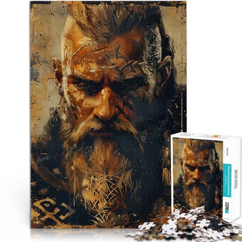 1000 Teenager-Teile-Puzzle Trainieren Sie Ihr Gehirn und Ihre Hände Wikinger-Krieger Lernspiel für Geburtstag, Weihnachten75x50cm 1000 Teenager-Teile-Puzzle Trainieren Sie Ihr Gehirn und Ihre Hände Wikinger-Krieger Lernspiel für Geburtstag, Weihnachten75x50cm von QVKZLYFXN
