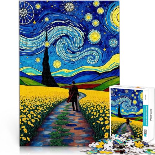 1000-Teile-Puzzle für Erwachsene Anspruchsvolles Spiel und Familienspaß Sternennachtpfad Geburtstagsgeschenk, Geschenke52x38cm 1000-Teile-Puzzle für Erwachsene Anspruchsvolles Spiel und Familienspaß Sternennachtpfad Geburtstagsgeschenk, Geschenke52x38cm von QVKZLYFXN
