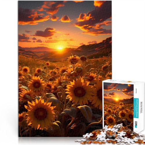 1000-Teile-Puzzle für Erwachsene Geschenke zum Suchbegriff: Herausfordernde Spiele Sonnenuntergang Sonnenblume EIN Kunstwerk75x50cm 1000-Teile-Puzzle für Erwachsene Geschenke zum Suchbegriff: Herausfordernde Spiele Sonnenuntergang Sonnenblume EIN Kunstwerk75x50cm von QVKZLYFXN