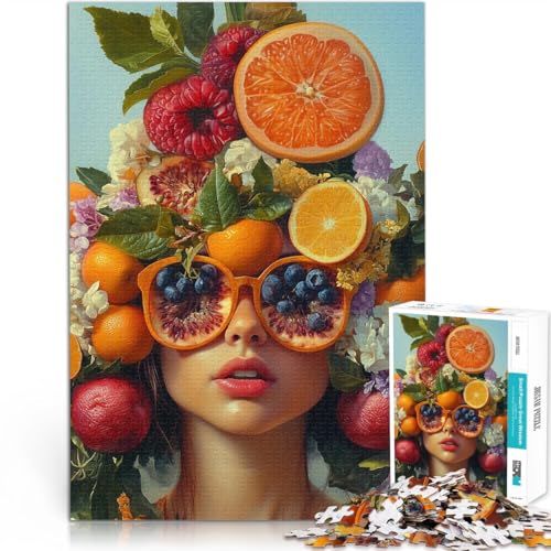 1000-Teile-Puzzle für Erwachsene Pädagogisches Spielzeug zum Stressabbau Fruchtiger Modegeschmack Wunschliste mit dem Weihnachtsmann38x26cm von QVKZLYFXN
