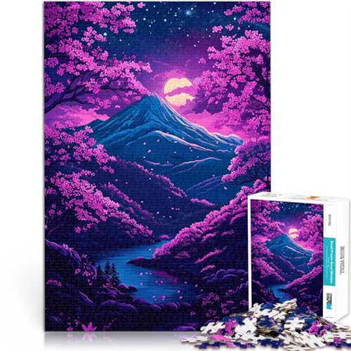 1000-Teile-Puzzle für Erwachsene Spiel Kirschblüte Berglandschaft Japan denn eignet ganze Familie75x50cm 1000-Teile-Puzzle für Erwachsene Spiel Kirschblüte Berglandschaft Japan denn eignet ganze Familie75x50cm von QVKZLYFXN