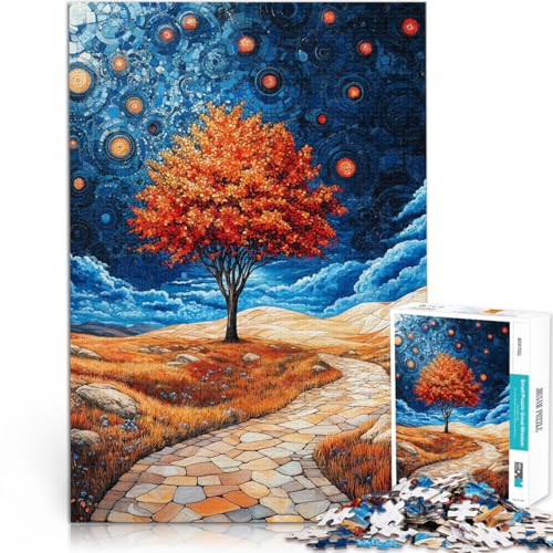 1000-Teile-Puzzle für Erwachsene Spielzeug für die ganze Familie Sternennachtbaum einzigartiges Herausforderungsspiel75x50cm 1000-Teile-Puzzle für Erwachsene Spielzeug für die ganze Familie Sternennachtbaum einzigartiges Herausforderungsspiel75x50cm von QVKZLYFXN