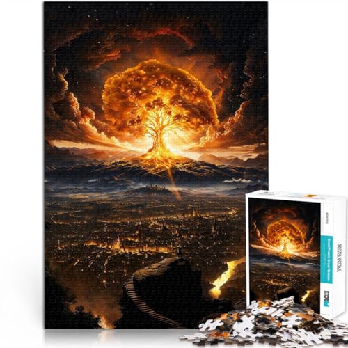 1000-Teile-Puzzle für Erwachsene Stressabbau-Spielzeug Nationaler Schatzbaum eignet ganze Familie75x50cm von QVKZLYFXN