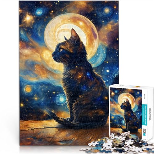 1000-Teile-Puzzle für Erwachsene Trainieren Sie Ihr Gehirn und Ihre Hände Kosmisches Kätzchen Verbessern Sie das Gedächtnis52x38cm 1000-Teile-Puzzle für Erwachsene Trainieren Sie Ihr Gehirn und Ihre Hände Kosmisches Kätzchen Verbessern Sie das Gedächtnis52x38cm von QVKZLYFXN