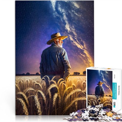 1000-Teile-Puzzle für Erwachsene lustige Spiele für die ganze Familie Bauer unter der Milchstraße Lernspiel für Geburtstag, Weihnachten52x38cm 1000-Teile-Puzzle für Erwachsene lustige Spiele für die ganze Familie Bauer unter der Milchstraße Lernspiel für Geburtstag, Weihnachten52x38cm von QVKZLYFXN