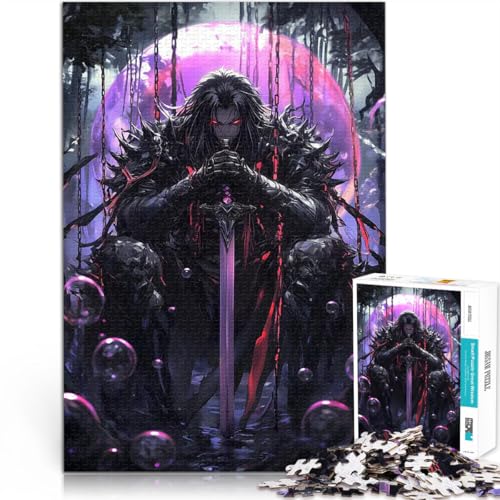 1000-Teile-Puzzle für Teenager Anspruchsvolles Spiel und Familienspaß Dark Fantasy Japanischer Samurai Geburtstagsgeschenk38x26cm 1000-Teile-Puzzle für Teenager Anspruchsvolles Spiel und Familienspaß Dark Fantasy Japanischer Samurai Geburtstagsgeschenk38x26cm von QVKZLYFXN