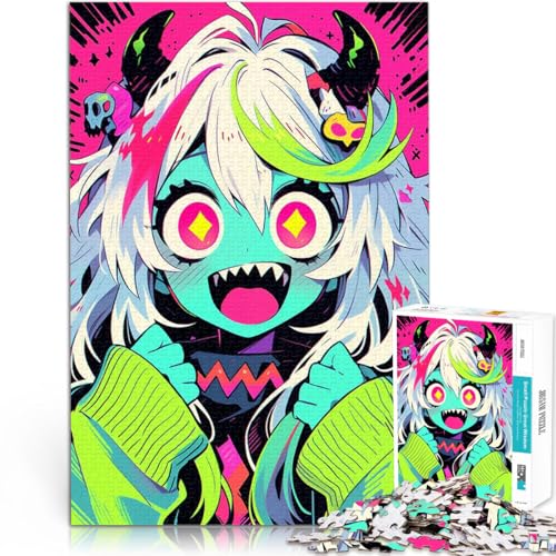 1000-Teile-Puzzle für Teenager Dekomprimierendes intellektuelles Lernspielzeug Anime-Monstermädchen Künstlersammlung, Bildende Kunst38x26cm 1000-Teile-Puzzle für Teenager Dekomprimierendes intellektuelles Lernspielzeug Anime-Monstermädchen Künstlersammlung, Bildende Kunst38x26cm von QVKZLYFXN