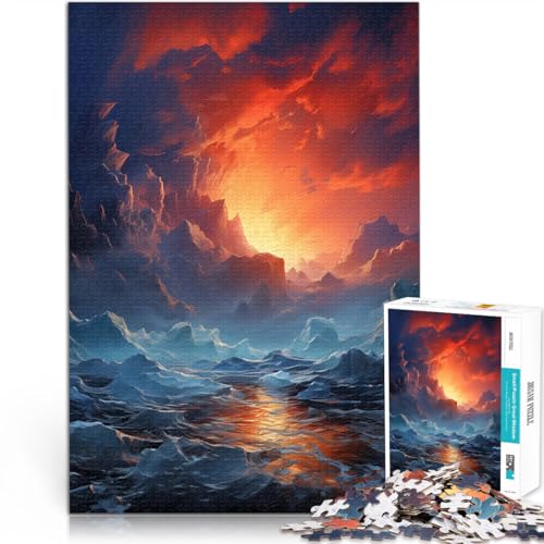 1000-Teile-Puzzle für Teenager Dekomprimierendes intellektuelles Lernspielzeug Der letzte Eisberg Geschenke für Freunde und Familie52x38cm 1000-Teile-Puzzle für Teenager Dekomprimierendes intellektuelles Lernspielzeug Der letzte Eisberg Geschenke für Freunde und Familie52x38cm von QVKZLYFXN