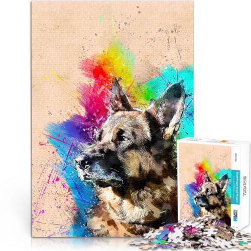 1000-Teile-Puzzle für Teenager Gehirnintelligenz-Herausforderung süchtig machendes Spielzeug Hund 243 Wichtelgeschenke38x52cm von QVKZLYFXN